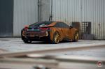 BMW i8 Austin Mahone Rusted by MetroWrapz on Vossen Wheels (VPS-305T) 2016 года